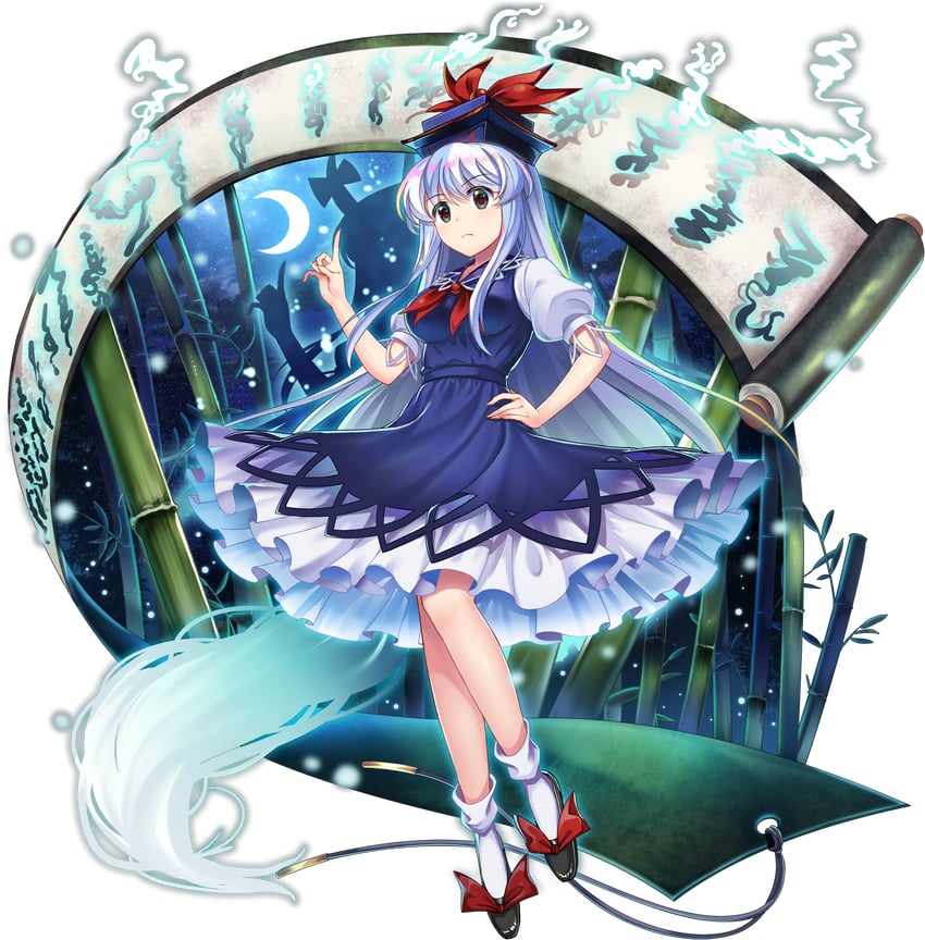kamishirasawa keine and ex-keine (touhou and 1 more) drawn by rotte_(1109)