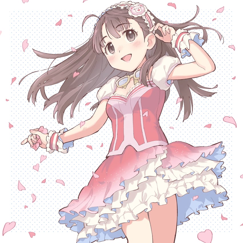 okuyama saori (idolmaster and 2 more) drawn by nanonin