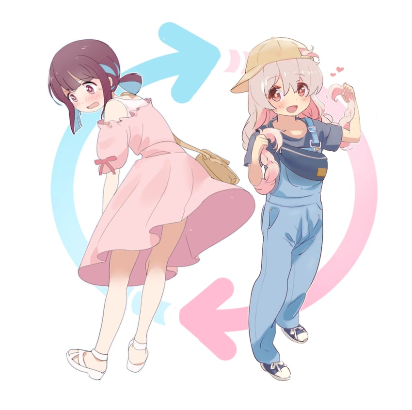 oyama mahiro and hozuki momiji (onii-chan wa oshimai!) drawn by kyarahiba