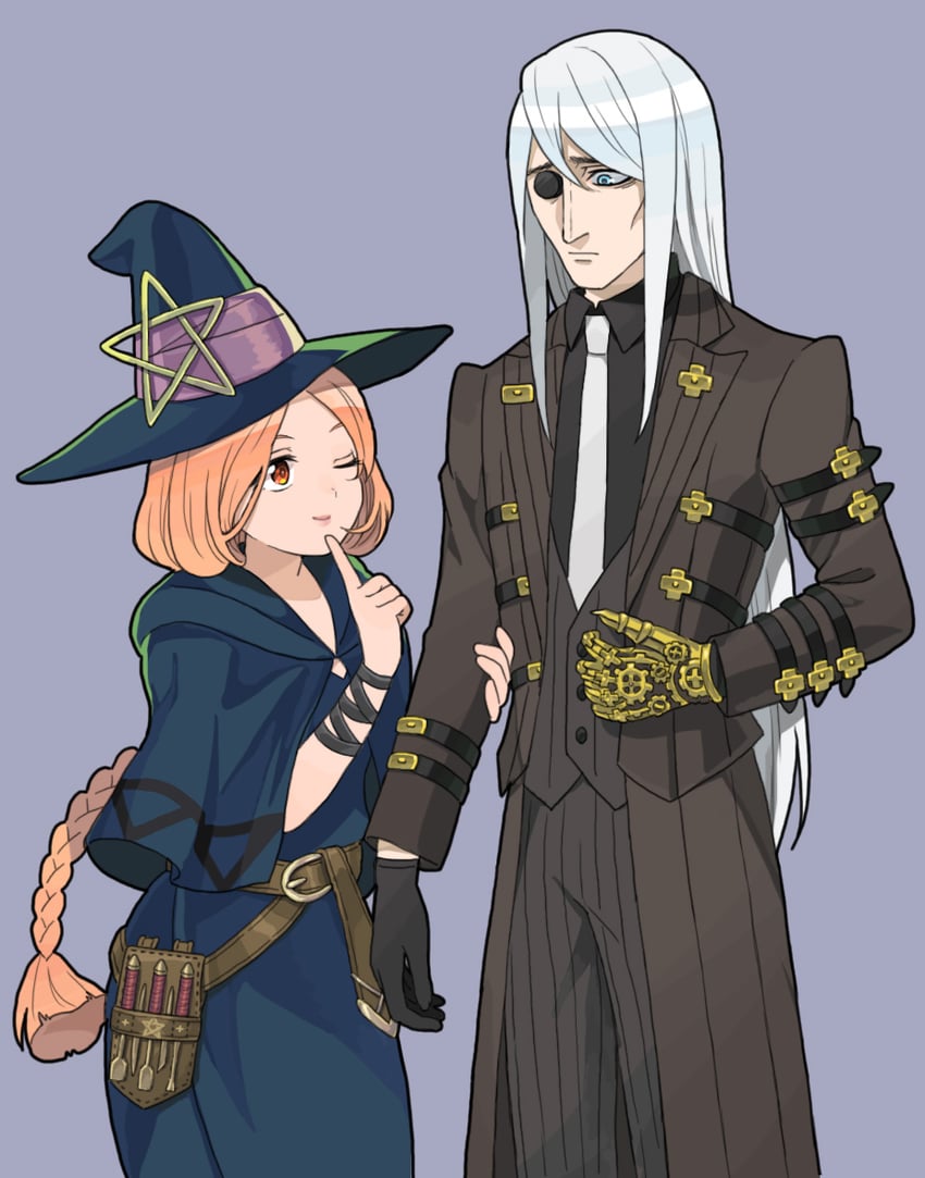enoch drebber and esmeralda tusspells (ace attorney and 2 more) drawn by jenny_(je2live)