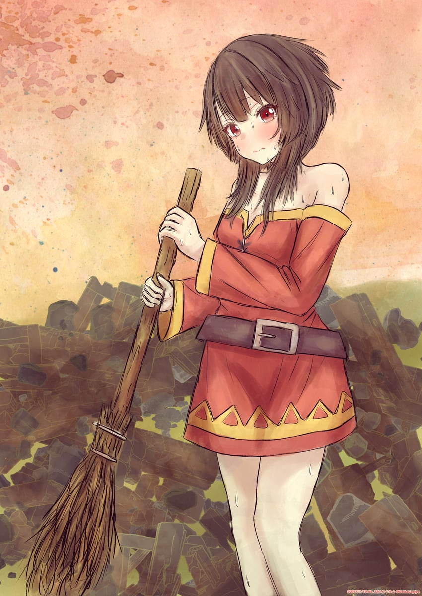megumin (kono subarashii sekai ni shukufuku wo!) drawn by seikacopiyo