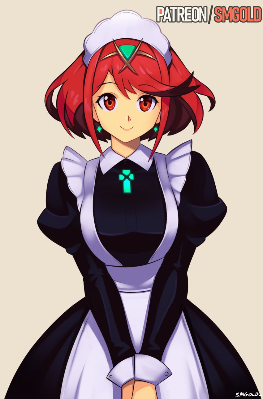 pyra (xenoblade chronicles and 1 more) drawn by smgold