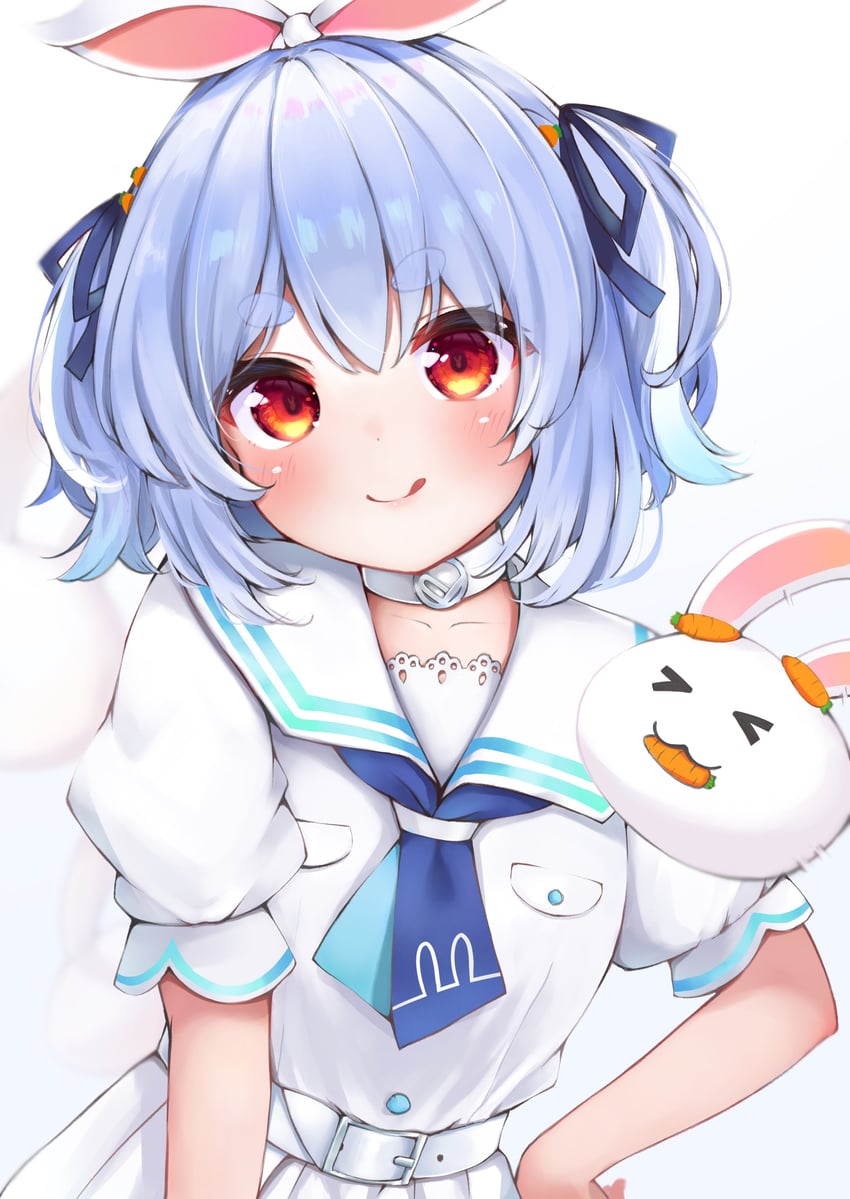 usada pekora and pekomon (hololive) drawn by kohe_billialot