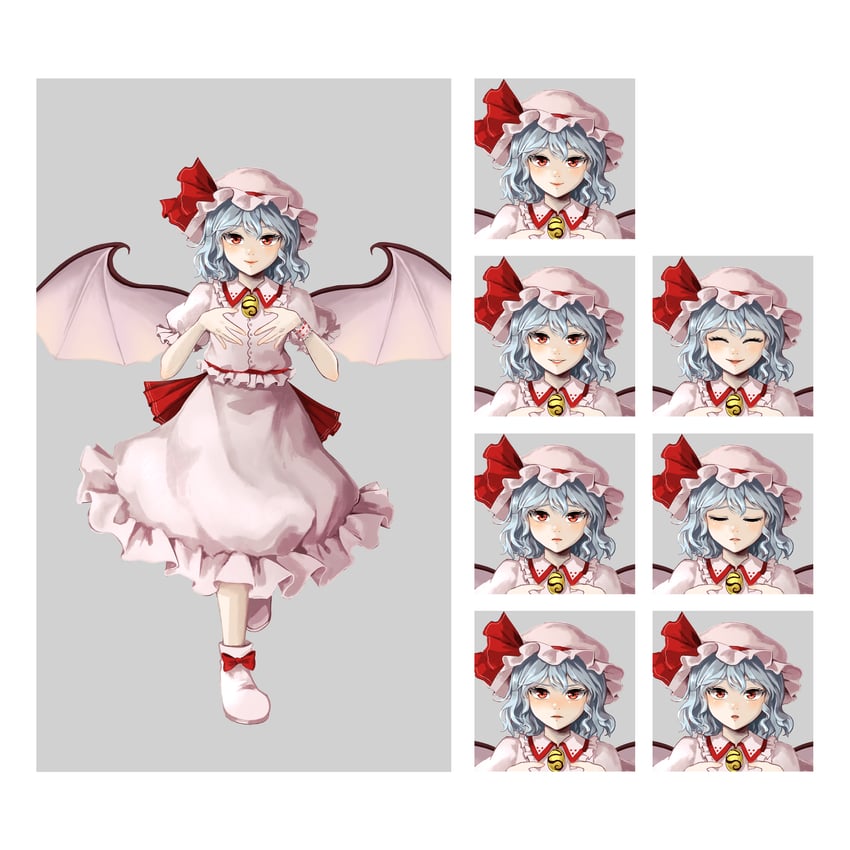 remilia scarlet (touhou and 1 more) drawn by hoshiringo0902