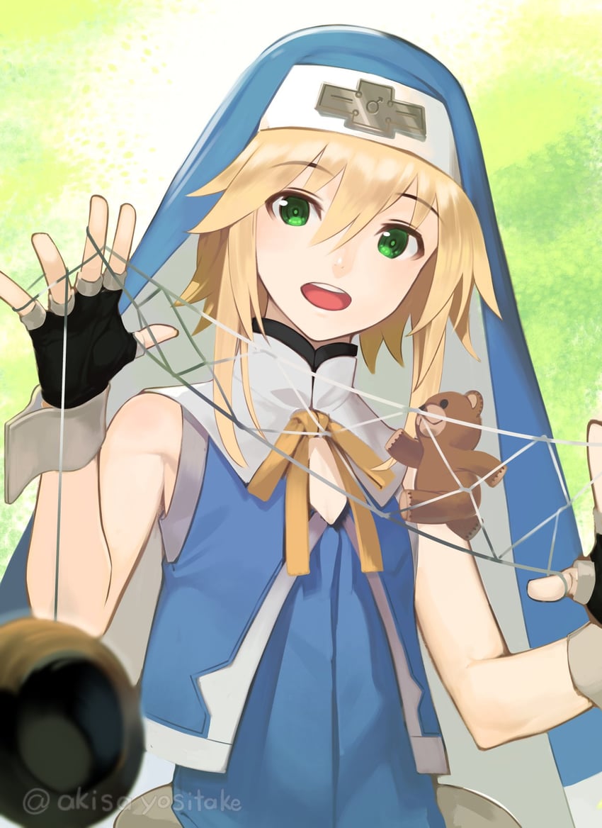 bridget and roger (guilty gear and 2 more) drawn by akisa_yositake