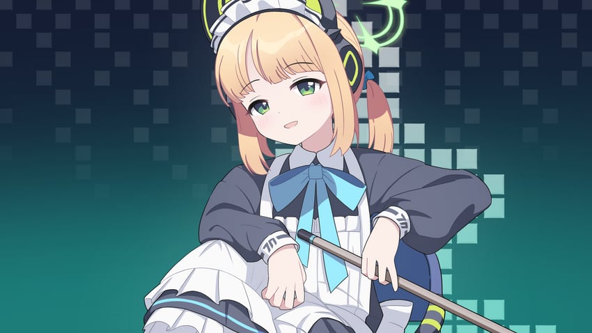 midori (blue archive and 1 more) drawn by poorunii