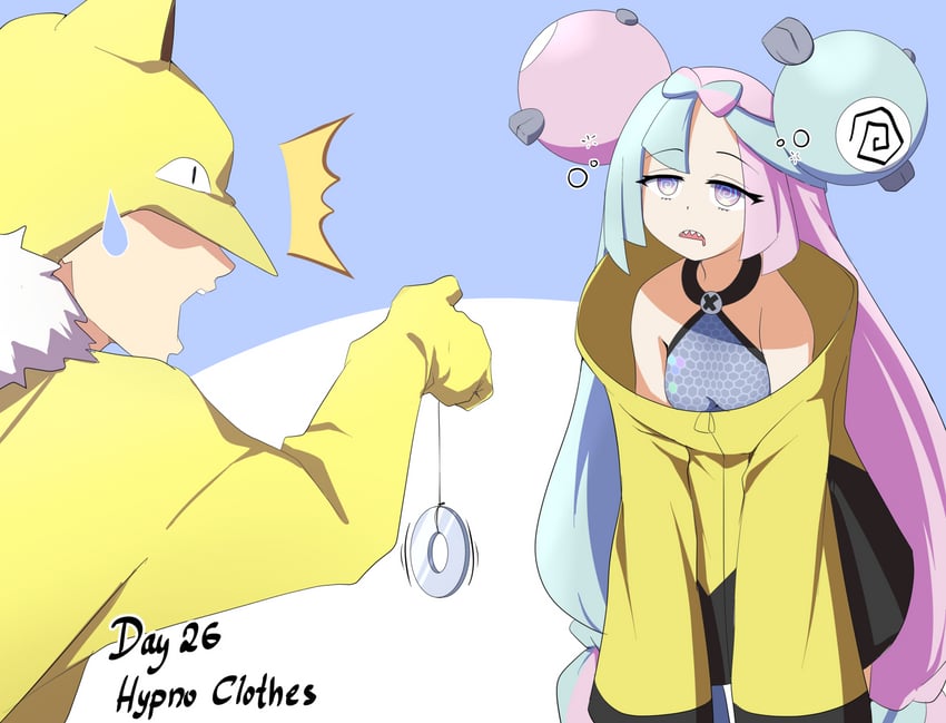 iono and hypno (pokemon and 1 more) drawn by etlabsotwe