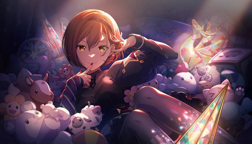 meiko and wonderlands x showtime meiko (vocaloid and 1 more) drawn by colorful_palette