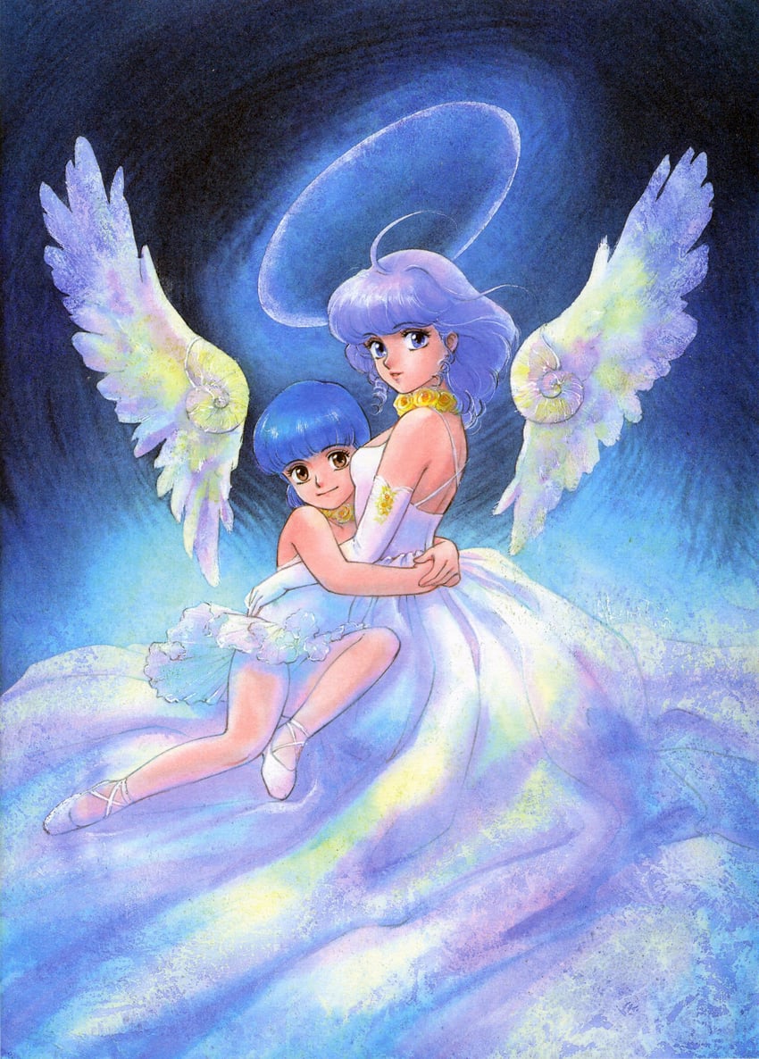 morisawa yuu and creamy mami (mahou no tenshi creamy mami) drawn by takada_akemi