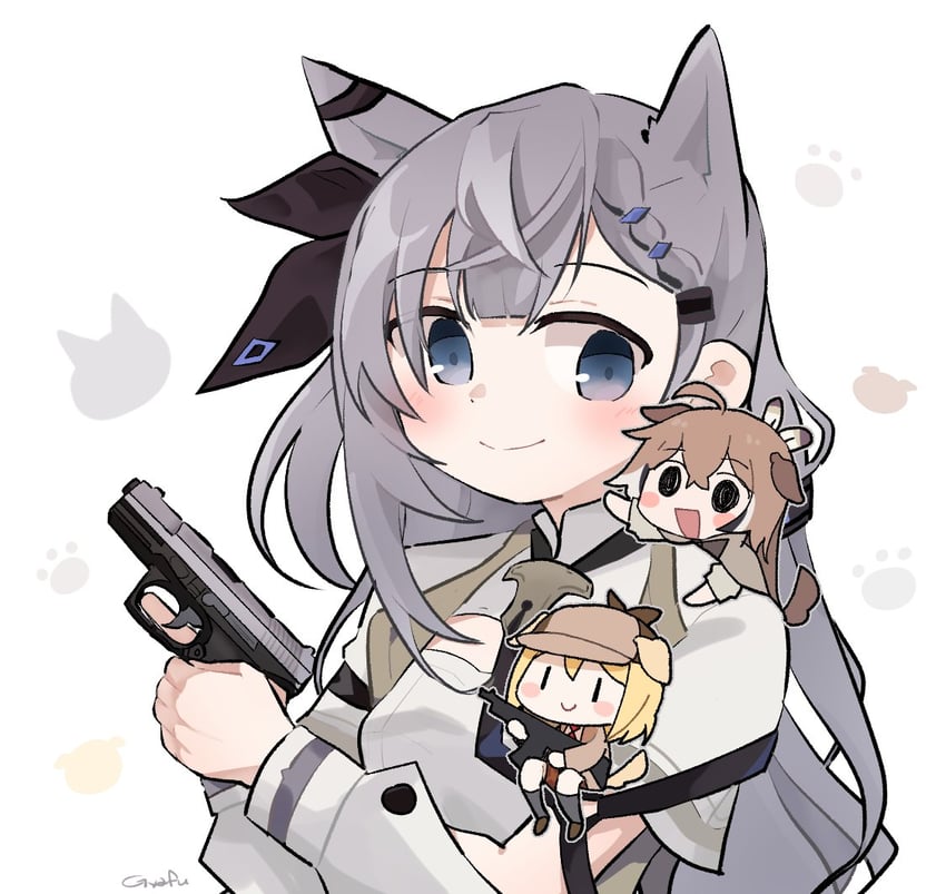 nanashi mumei, watson amelia, vestia zeta, smol ame, and smol mumei (hololive and 2 more) drawn by gyaheung