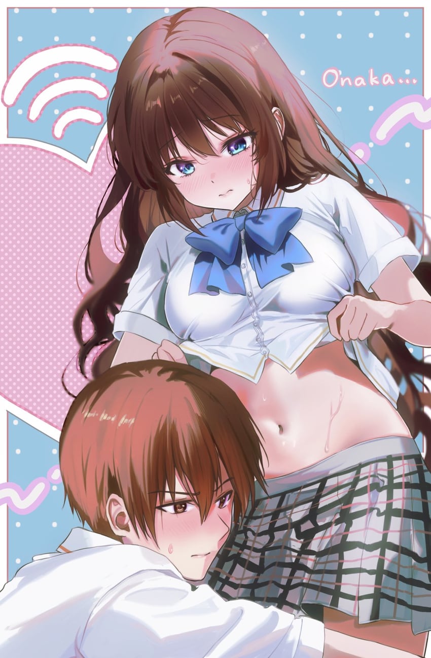 natsume kyousuke and a-chan (little busters!) drawn by miiizuno_lbs