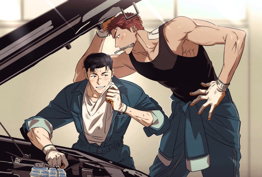 sakuragi hanamichi and mito youhei (slam dunk) drawn by tektek070
