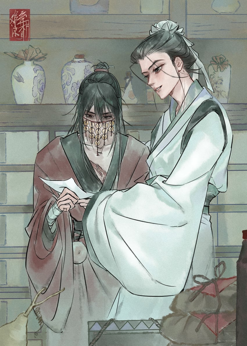 li huowang and zhuge yuan (dao gui yi xian) drawn by chumo-qulingxiao