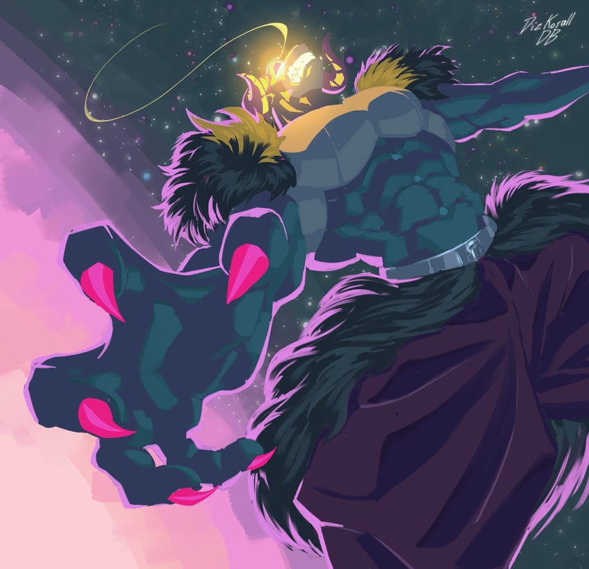 moro (dragon ball and 1 more) drawn by koralldiz