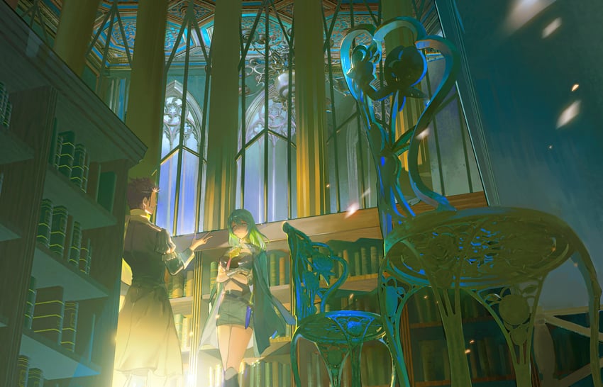 female byleth and claude von riegan (fire emblem and 1 more) drawn by minty0