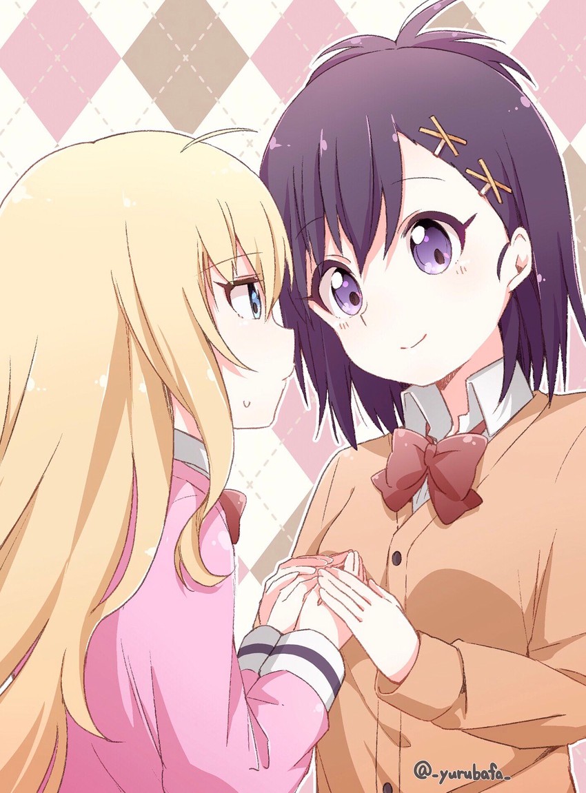 gabriel tenma white and vignette tsukinose april (gabriel dropout) drawn by bafarin