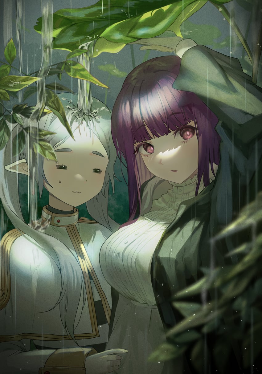frieren and fern (sousou no frieren) drawn by zetto_(zet)