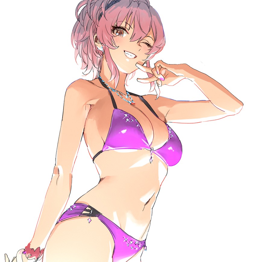 jougasaki mika (idolmaster and 1 more) drawn by goshiki_suzu