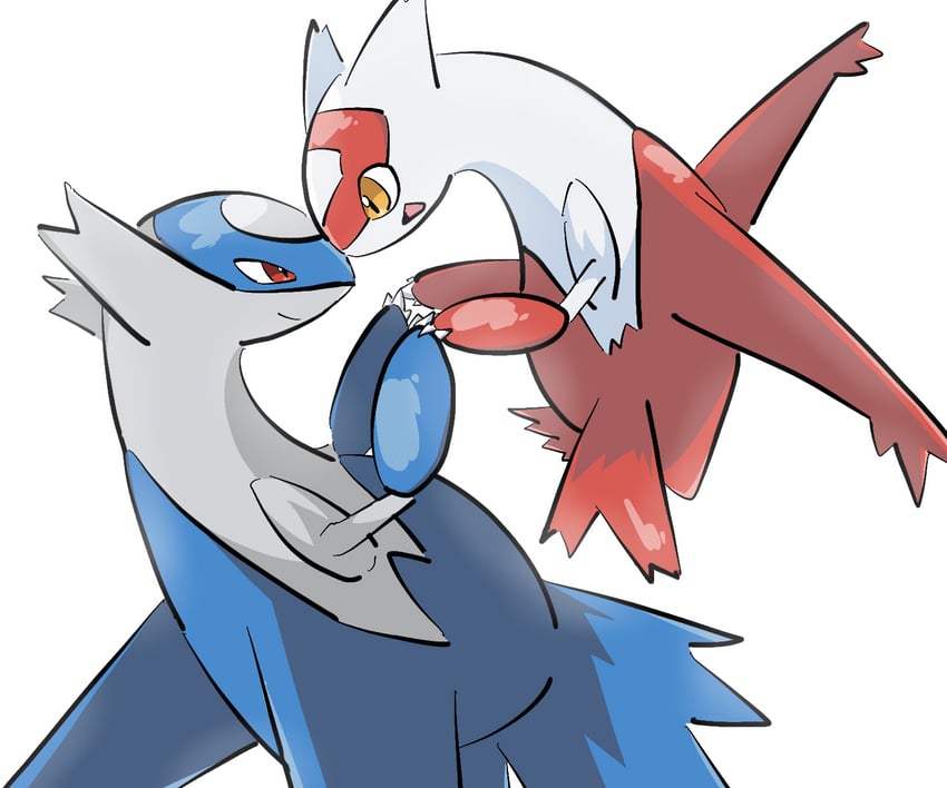 latias and latios (pokemon) drawn by o_o_(pixiv_91006494)