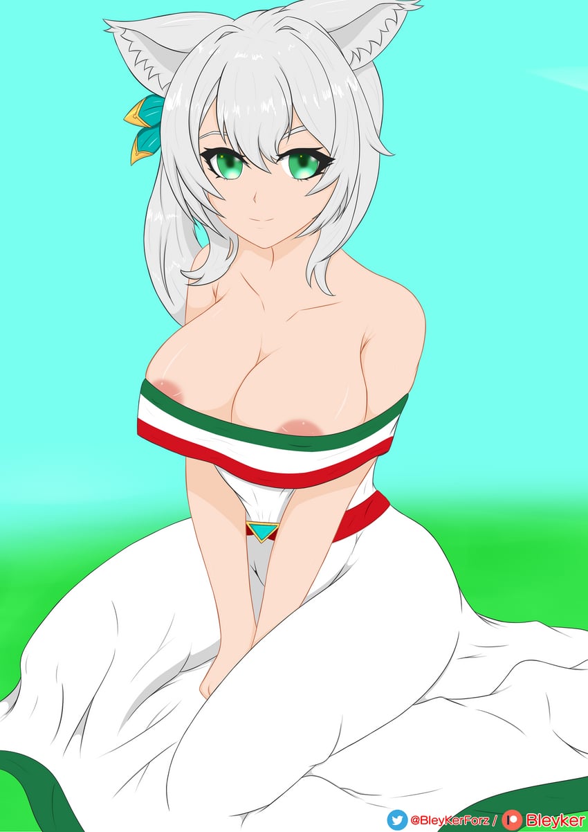 hizuki miu (wactor production) drawn by bleyker