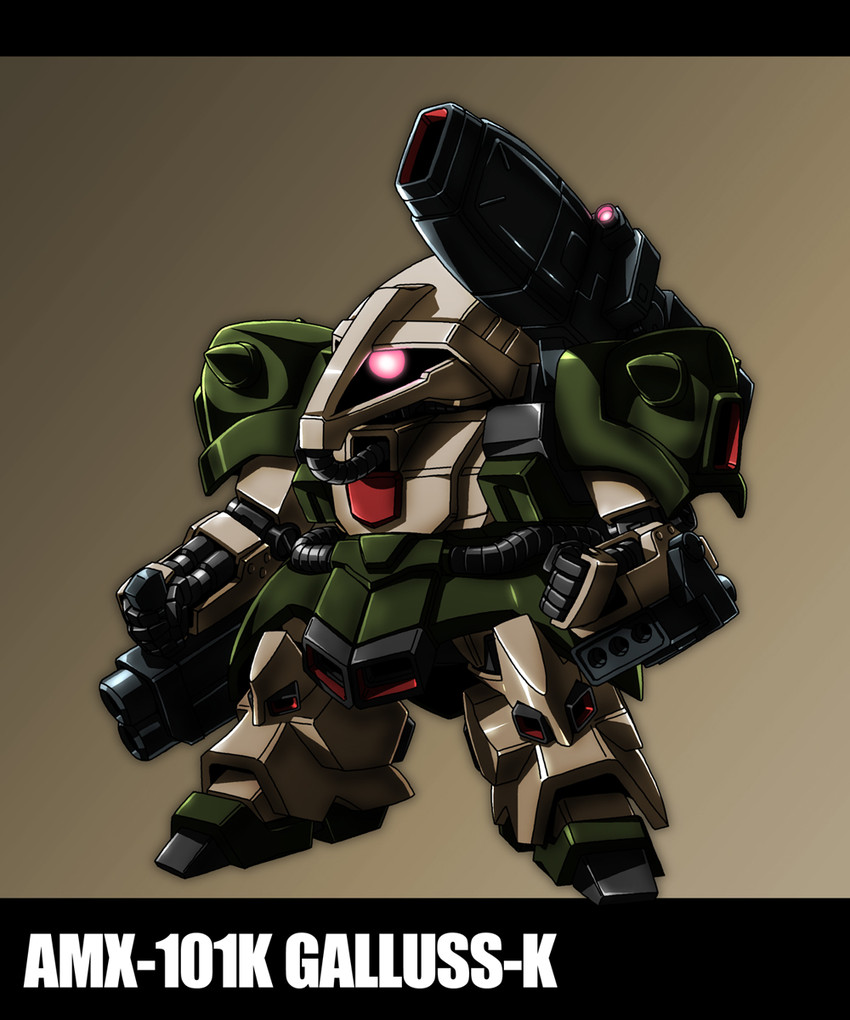 gallus-k (gundam and 2 more) drawn by mimizu_(tokagex)