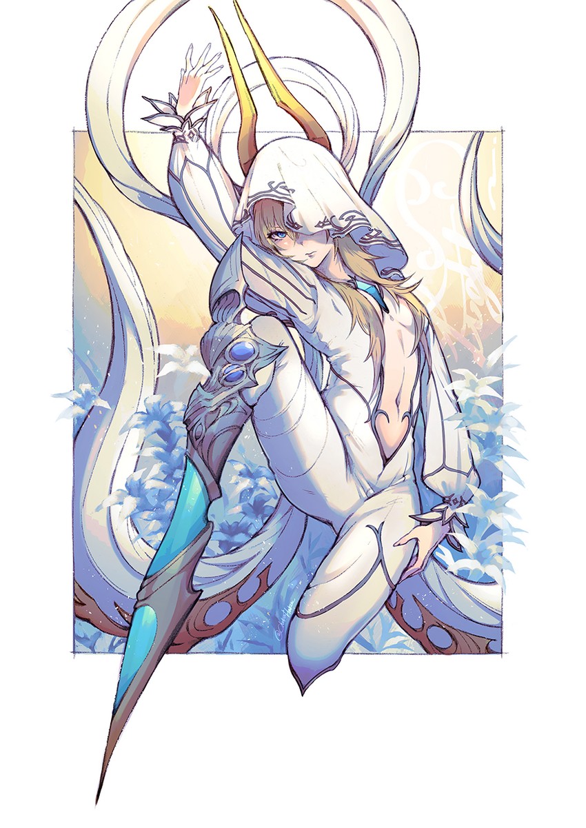 ryne waters (final fantasy and 1 more) drawn by chikuihaku