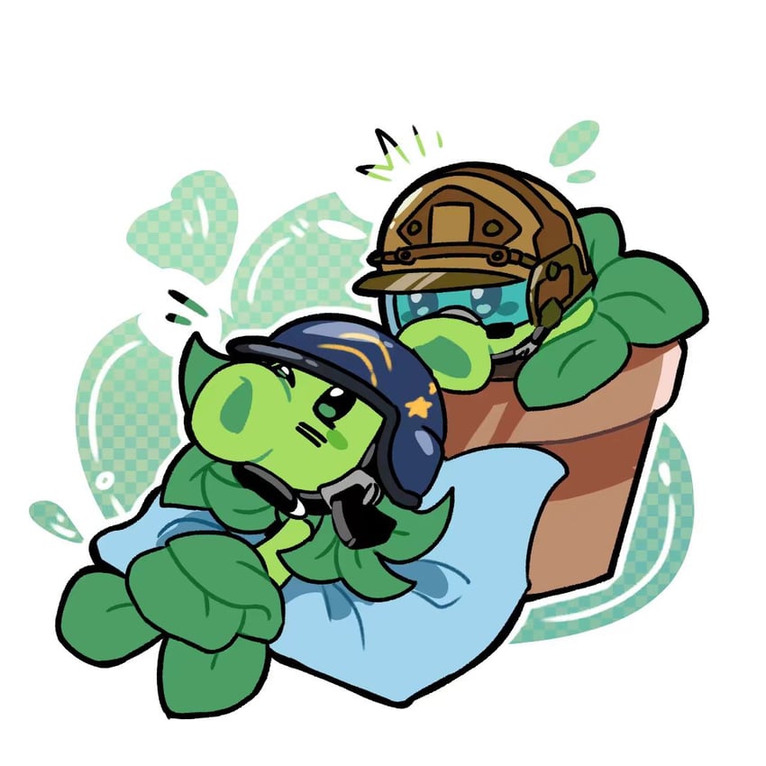gatling pea (plants vs. zombies and 1 more) drawn by shenmeshihou