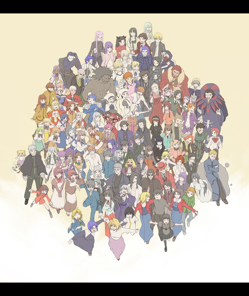 artoria pendragon, saber, tamamo, nero claudius, tohsaka rin, and 106 more (fate and 13 more) drawn by torinoko_tamago