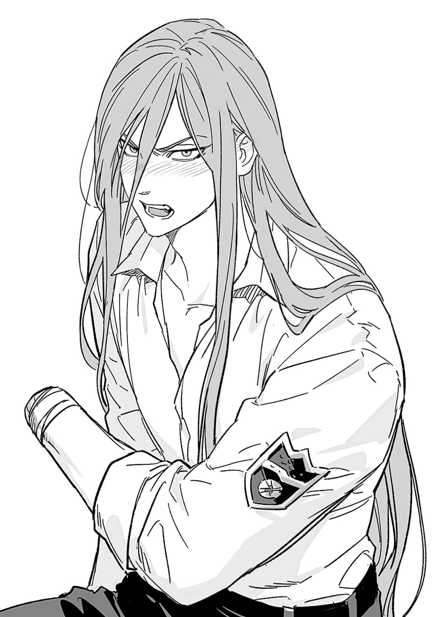 superbi squalo (katekyo hitman reborn!) drawn by mra_bong