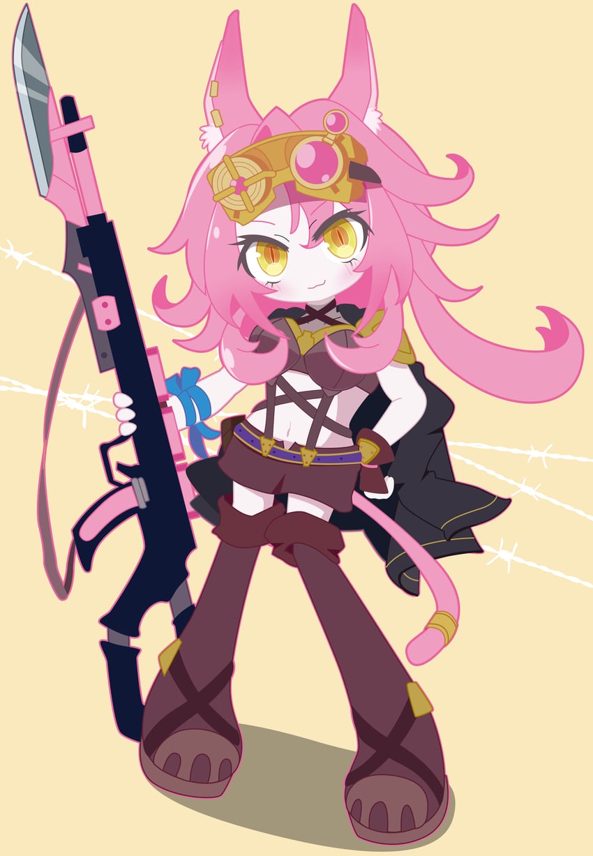 tri-brigade ferrijit the barren blossom (yu-gi-oh!) drawn by yosu_(surume-ika)