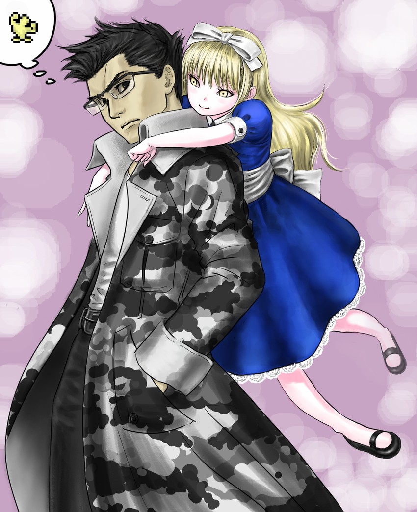 alice and takeshi (shin megami tensei and 1 more) drawn by ald