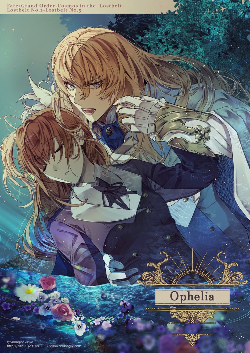 kirschtaria wodime and ophelia phamrsolone (fate and 2 more) drawn by yanagiba_kiriko