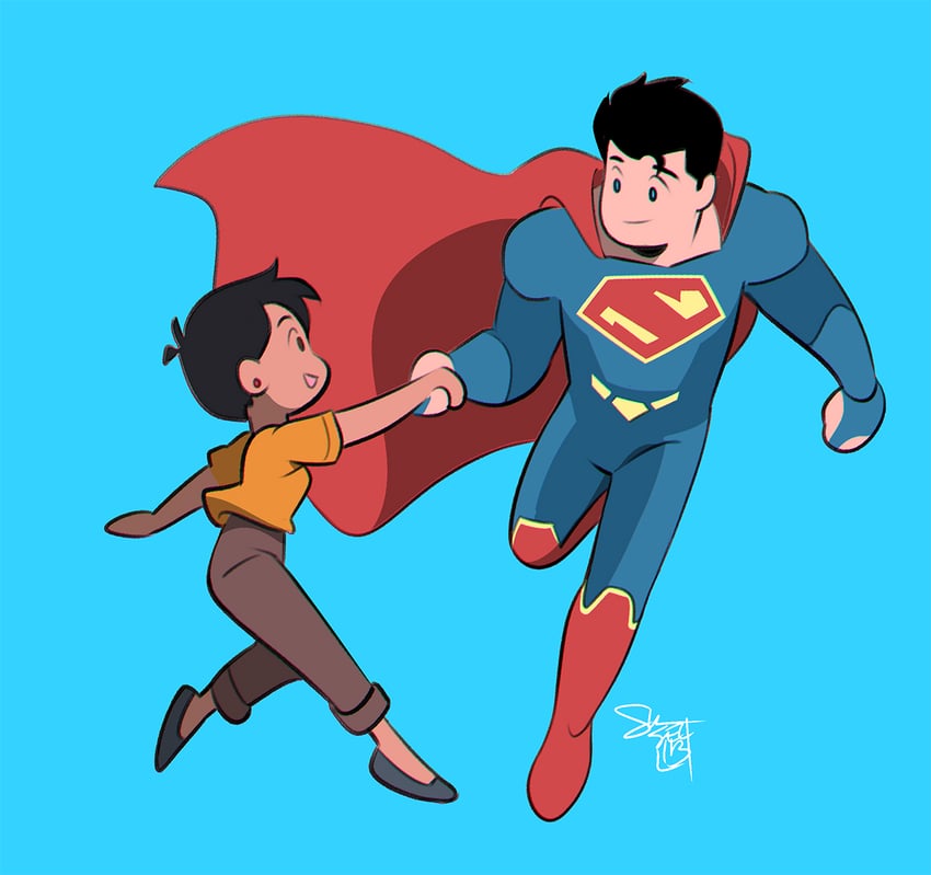 superman, clark kent, and lois lane (dc comics and 2 more) drawn by comickergirl