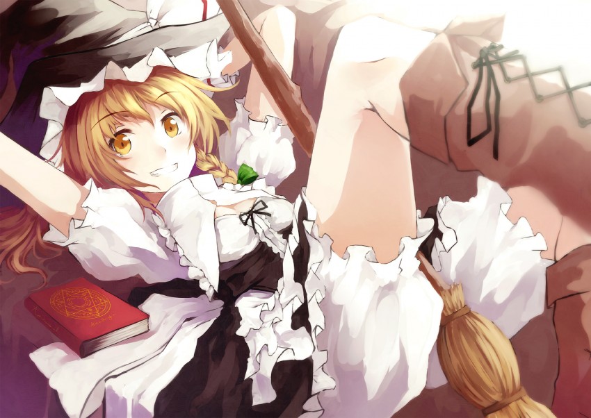 kirisame marisa (touhou and 1 more) drawn by nanahara_fuyuki