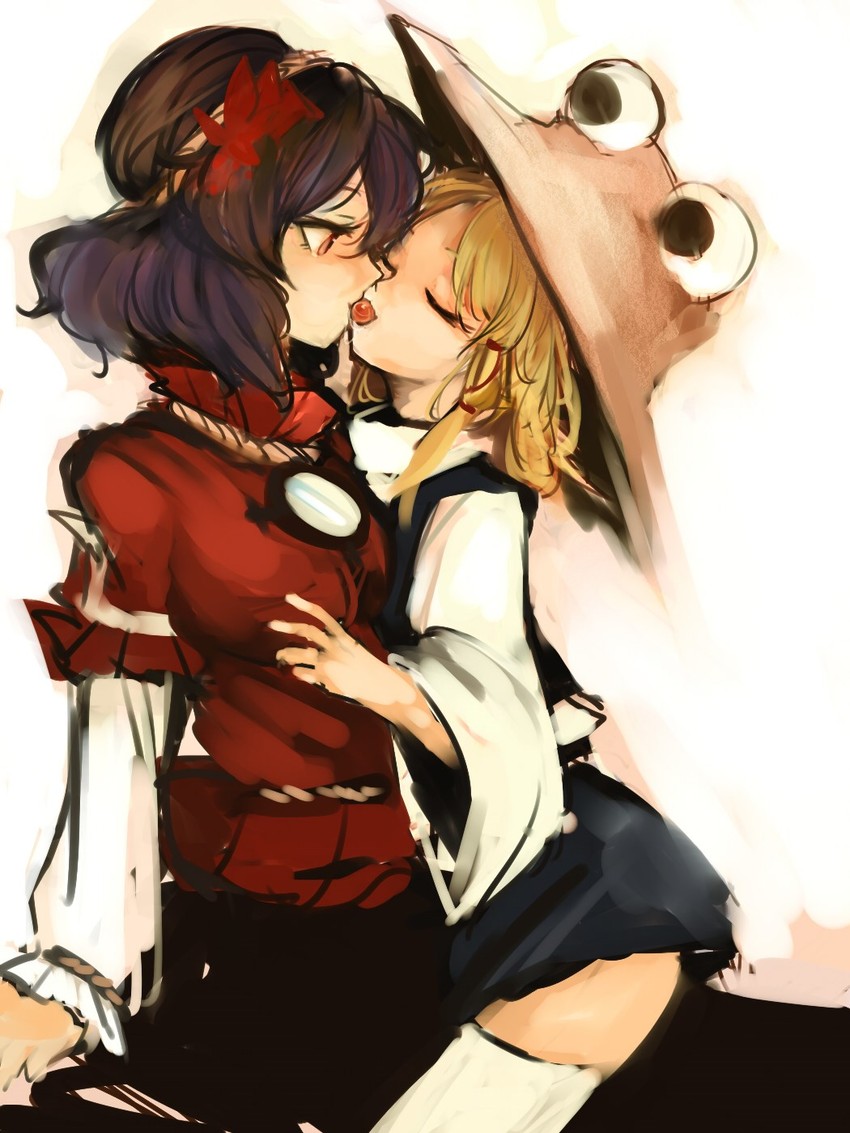 moriya suwako and yasaka kanako (touhou) drawn by wataichi_meko