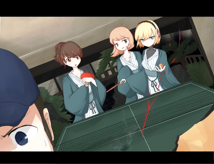 aigis, shiomi kotone, takeba yukari, and iori junpei (persona and 2 more) drawn by gumi_(prrrrrrrart)