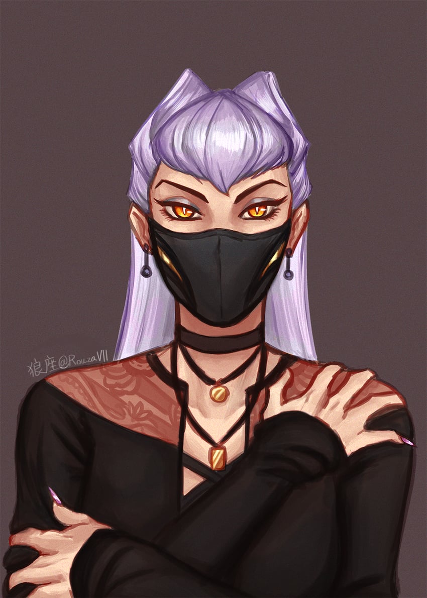 evelynn, k/da all out evelynn, and the baddest evelynn (league of legends) drawn by rouza_vii
