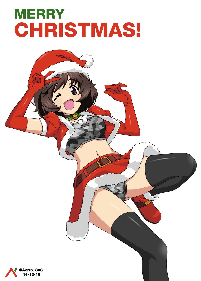 akiyama yukari (girls und panzer) drawn by acrux