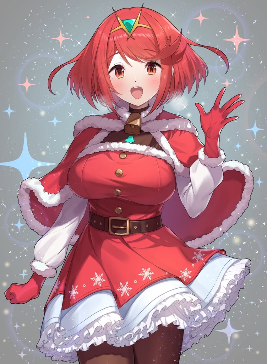 pyra (xenoblade chronicles and 1 more) drawn by green322