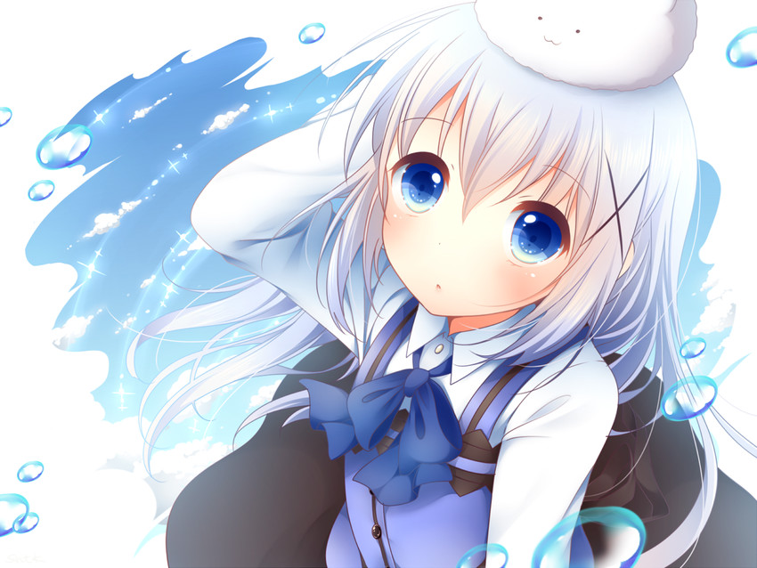 kafuu chino and tippy (gochuumon wa usagi desu ka?) drawn by sanotsuki