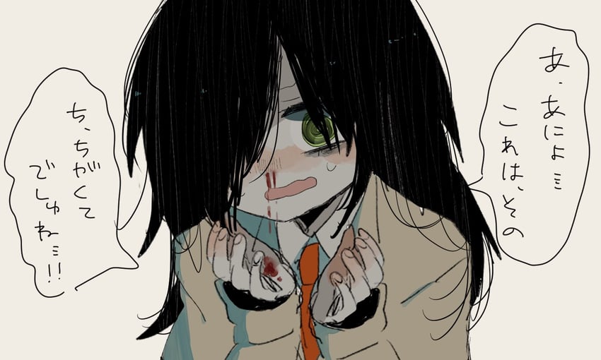 kuroki tomoko (watashi ga motenai no wa dou kangaetemo omaera ga warui!) drawn by sui_(oreo_1573)