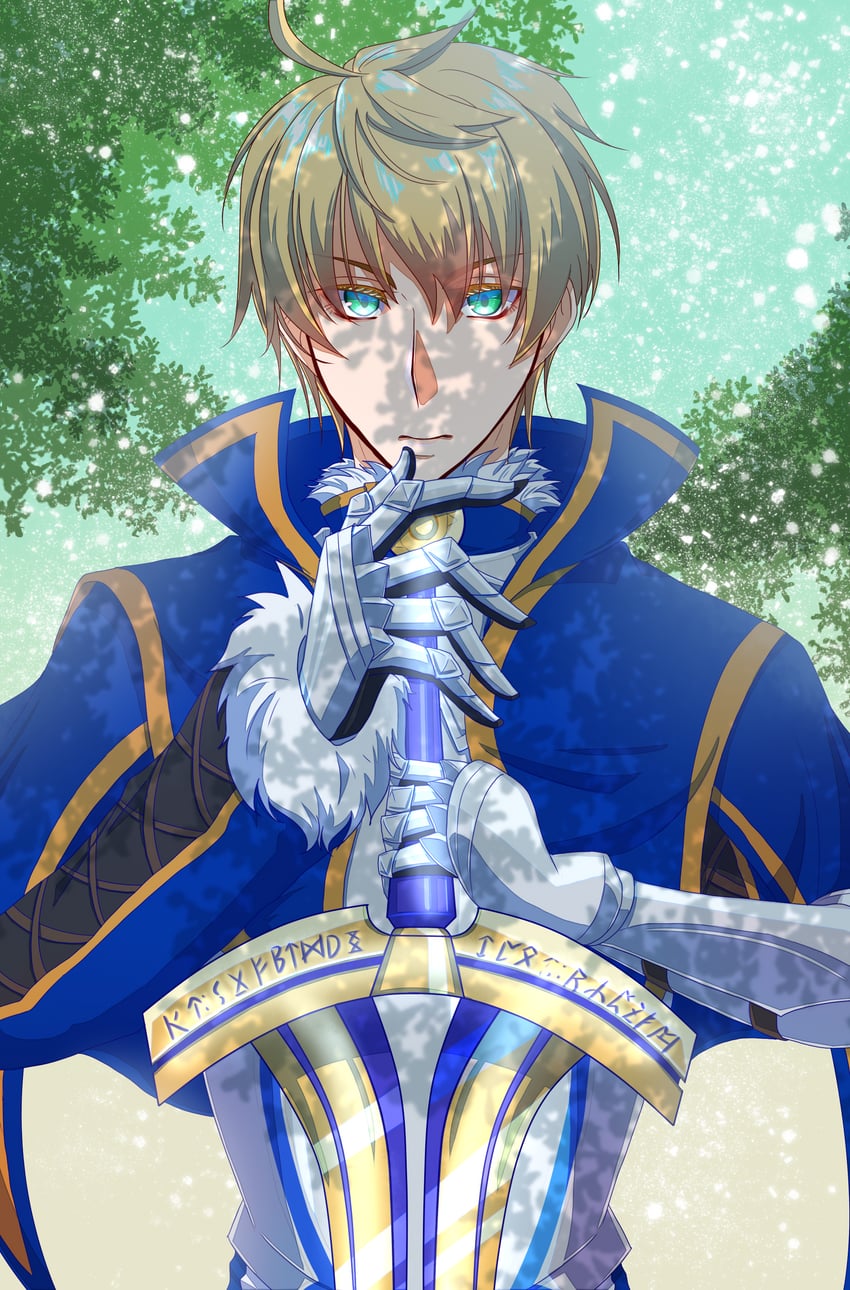 arthur pendragon (fate and 2 more) drawn by miranagatsuki05