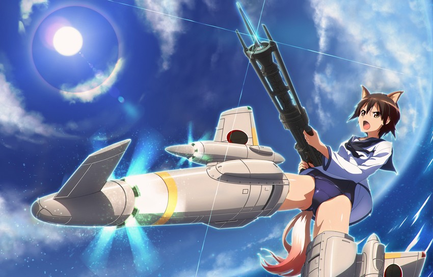 miyafuji yoshika (world witches series and 1 more) drawn by yachimoto