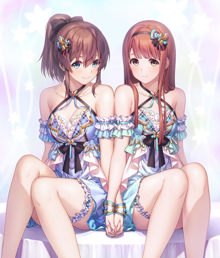 satake minako and tanaka kotoha (idolmaster and 1 more) drawn by nanaran