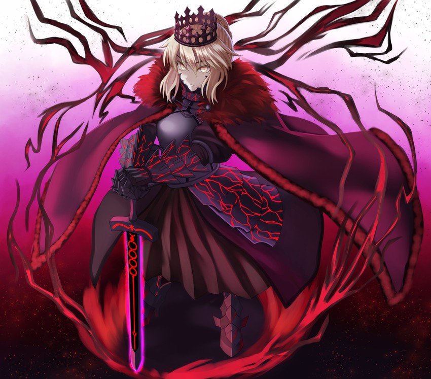 artoria pendragon, saber, and saber alter (fate and 1 more) drawn by nemurinemuri