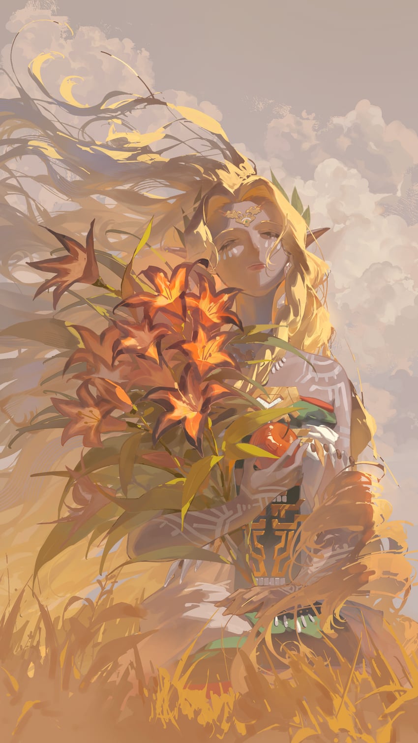 sonia (the legend of zelda and 1 more) drawn by morpho-eros
