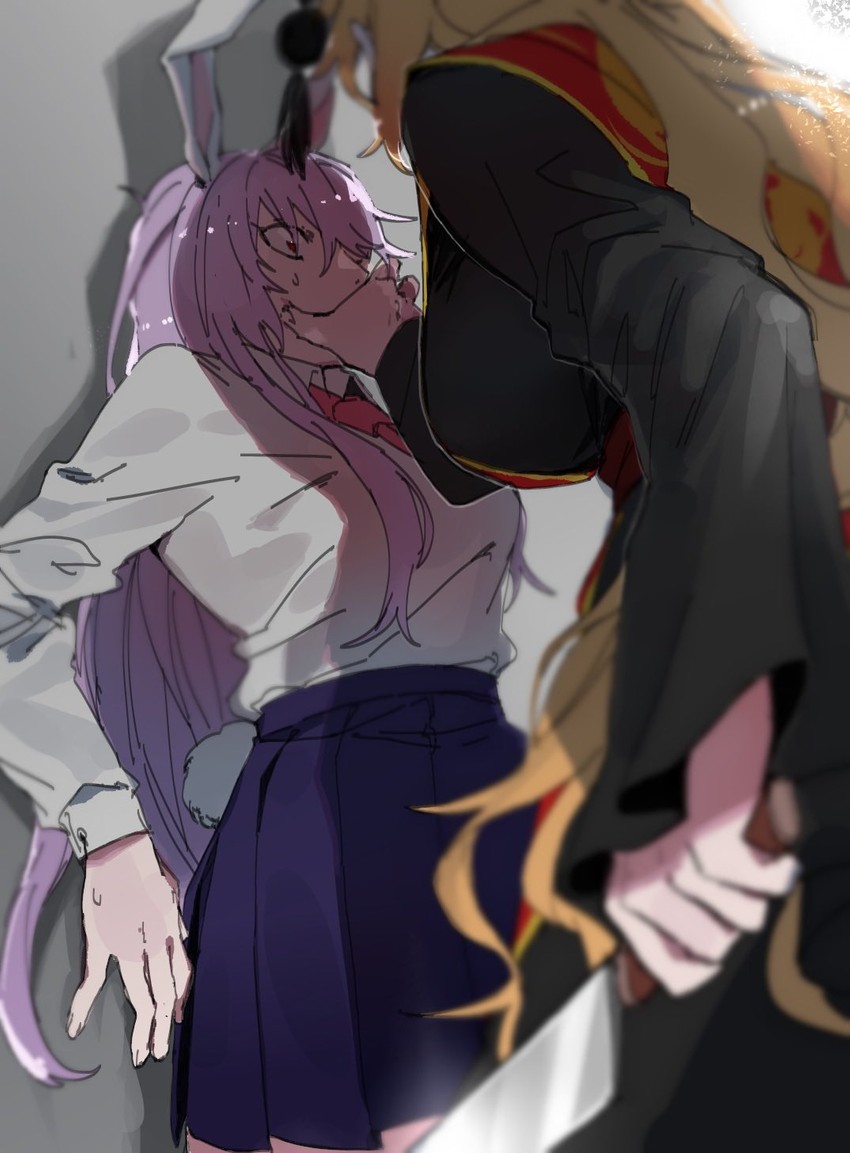 reisen udongein inaba and junko (touhou) drawn by fuuga_(perv_rsity)