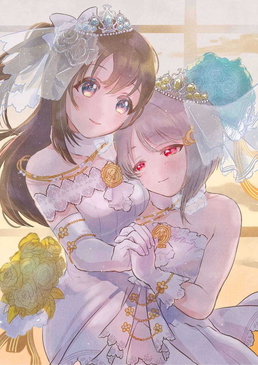 osaka shizuku and nakasu kasumi (love live! and 1 more) drawn by andou_yui_(tunamayo319)