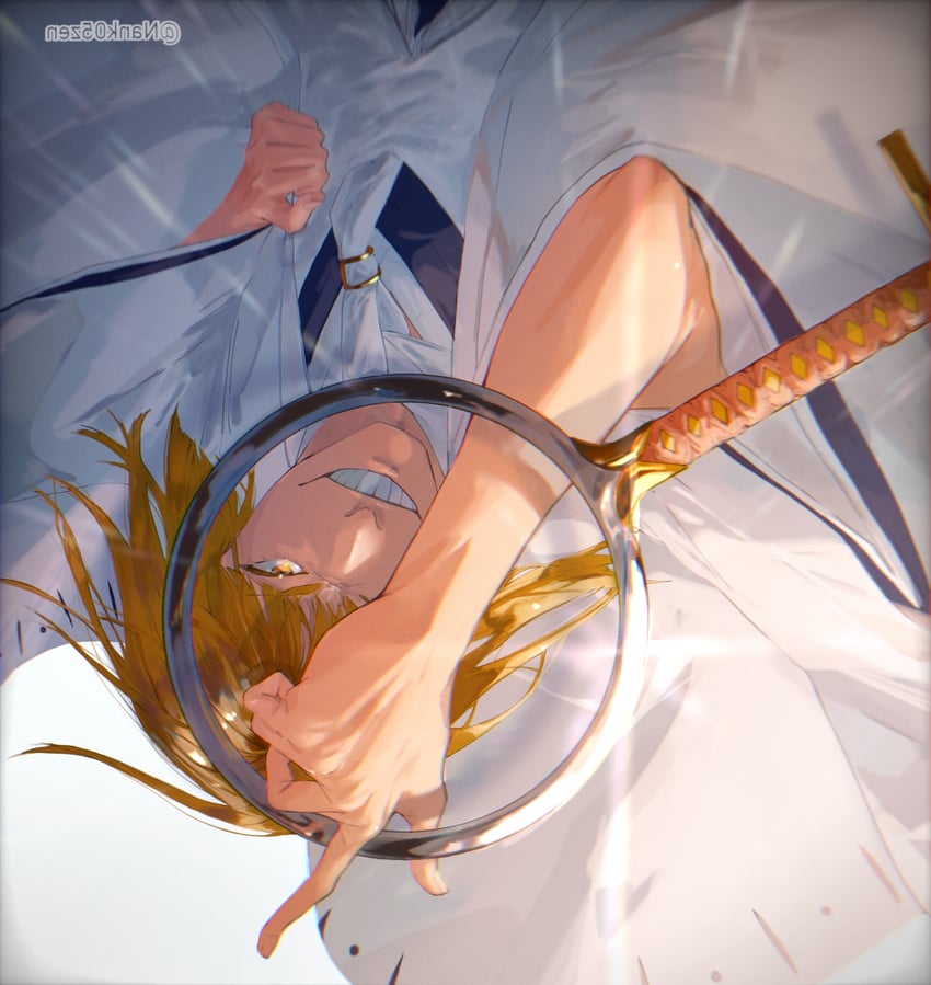 hirako shinji (bleach and 1 more) drawn by user_vaeu3475