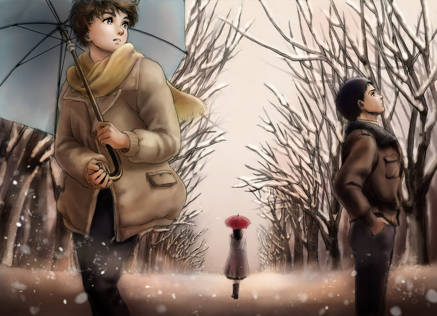 izumi noa, shinohara asuma, and kasama yuki (kidou keisatsu patlabor) drawn by uirina